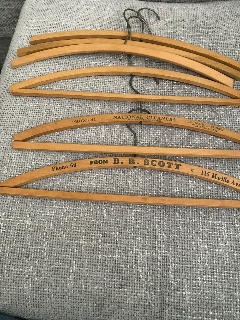 Vintage Wooden Hangers